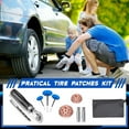 thumbnail image 4 of 29 Pcs Tire Repair Patch Tool Kit 24pcs Tire Patch Plugs (34/40/50 mm), Buffing Wheel, for Motorcycle, Vehicle Repairing, 4 of 6
