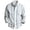 Light Blue, variant on Asxite Mens Plus Size Tops Fall Striped Print Casual Business Pocket Long Sleeve Shirts