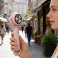 thumbnail image 7 of Handheld Fan with Ice Cooling Semiconductor Technology Rechargeable Portable Turbine Mini Fan Personal Cooling for Travel Outdoor Office by PALIFEUR, 7 of 7