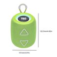 thumbnail image 5 of Altavoz 5.3 compatible con Bluetooth 1200 mAh Radio FM Luz LED (verde fluorescente) Sywqhk Para estrenar, 5 of 5