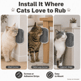 thumbnail image 5 of 4Pcs Cat Brush Cat Corner Self Groomer Softer Pet Wall Corner Massage Comb Corner Scratcher Pet Grooming Brush Comb Grooming, 5 of 7