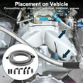 thumbnail image 2 of Unique Bargains AN-10 Fuel Line Kit 5ft Vacuum Hose Automotive Fuel Hose with Adapters 1 Set, 2 of 7