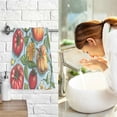 thumbnail image 7 of Yayeee 100% Cotton Hand Towels for Bathroom 16" x 28" Soft Absorbent Kitchen Towel, Floral Tomatoes, 7 of 7