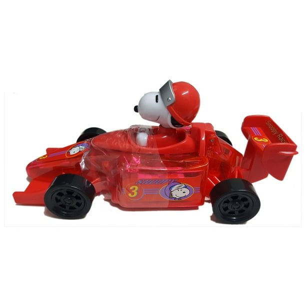 Peanuts Race Car Driver Snoopy 3 Toy Race Car Red, CandyFilled