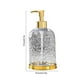 thumbnail image 3 of Botella dispensadora de desinfectante de manos de 450 ml, atractiva botella de desinfectante de manos para baño, cocina, inodoro, estación de lavado de manos, suministros, botella dispensadora de plás, 3 of 6