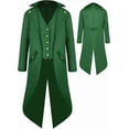 thumbnail image 1 of Chaqueta de frac medieval para niño, disfraz de Halloween, estilo gótico, steampunk, vintage, victoriano, uniforme., 1 of 5