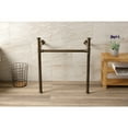 thumbnail image 2 of Kingston Brass VPB33083 Stainless Steel Console Sink Legs in Antique Brass, 2 of 6
