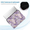 thumbnail image 2 of FORMRS 13-13.3 inch Laptop Sleeve Case Soft Carrying Quilted Computer Bag Cover, Pastel Purple Marble Pattern, 2 of 7