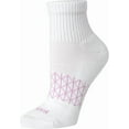 thumbnail image 3 of Hanes Women's Cushioned Ankle Socks, Absolute Active Ankle Socks For Women, Seamless Toe, 4-Pairs, 3 of 5