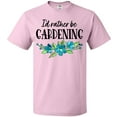 thumbnail image 3 of Inktastic I'd Rather Be Gardening Blue Flowers T-Shirt, 3 of 5