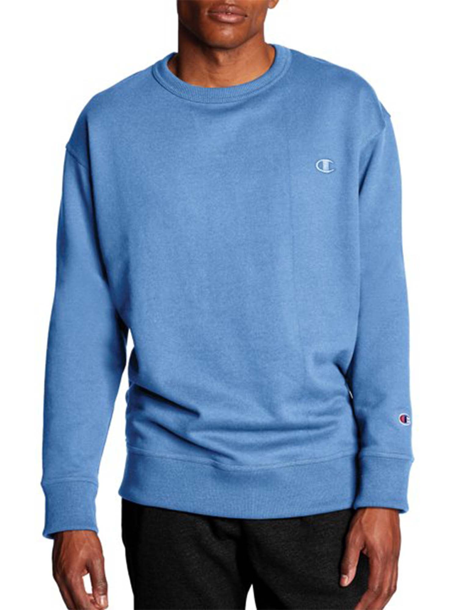 Champion Men's and Big Men's Powerblend Fleece C Logo Crewneck ...