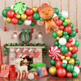 thumbnail image 1 of Kit de guirnaldas navideñas con forma de arco con forma de guirnalda FEYG, verde y rojo, 1 of 7