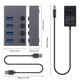 thumbnail image 1 of USB 4-port high-speed splitter USB 3.0 multi port extender computer one to four hub with charging, 1 of 5