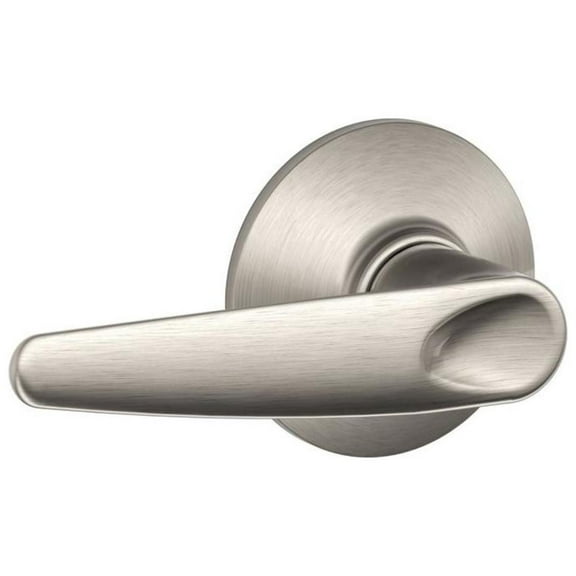 Schlage F10JAZ619 Jazz Passage Lever, Satin Nickel