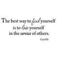 thumbnail image 2 of VWAQ The Best Way to Find Yourself is To Lose Yourself in the Service of Others Gandhi Wall Art, 2 of 2