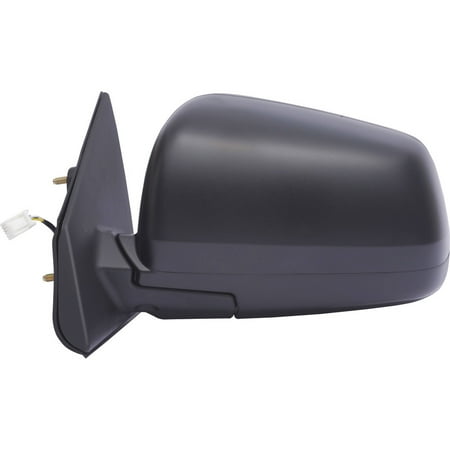 Mitsubishi Side Mirror - 67538B - Fit System Driver Side Mirror for 08-14 Mitsubishi Lancer/ Lancer Evo, textured black, foldaway, Heated Power