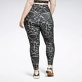 thumbnail image 3 of Reebok Women's Workout Ready Printed Leggings (Plus Size), 3 of 8