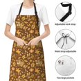 thumbnail image 4 of Kdxio Vintage fall harvest basket Apron with Pockets Adjustable Kitchen Aprons for Men Women Waterproof Aprons for Cooking,Drawing,Crafting, Baking Household Cleaning, 4 of 5