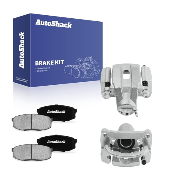 AutoShack Rear Brake Calipers   Ceramic Brake Pads Replacement for 2007-2016 Toyota Tundra 2008-2016 Toyota Sequoia 6-PC Kit