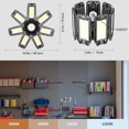 thumbnail image 4 of Paquete de 6 luces LED para garaje CHENGCHILIT, 200 W, 2000 LM, 6500 K, 4 of 7