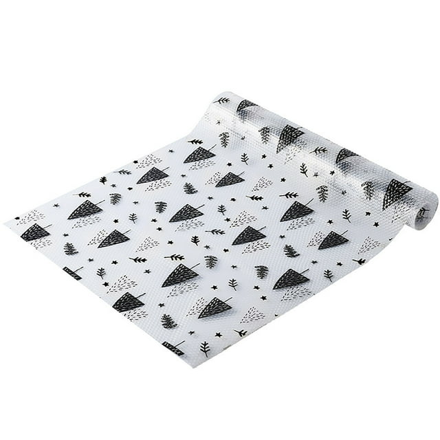 Agiferg Multifunctional Cabinet Waterproof Pad,Cuttable Cabinet Mats Kitchen Printing Greaseproof Paper Mats For Household Wardrobes Waterproof Cabinet Mats
