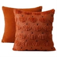 thumbnail image 1 of Fundas de Cojín Decorativas de Otoño, Fundas de Cojín con Calabazas para la Cosecha de Otoño de Acción de Gracias, Almohada Bordada en 3D para Decoración., 1 of 5