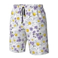 thumbnail image 4 of Pofeuu Daisies Flowers Prin Men's Swim Trunks Quick Dry Bathing Suit Swimming Board Shorts Mesh Lining Beach Swimwear-Large, 4 of 6