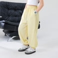 thumbnail image 5 of KPOPLK Boys Hiking Pants Lightweight Athletic Jogger Toddler Quick Dry Track Sweatpants for Kid Boys Casual Clothes 3t 4t 5t 6t 7t 8t 9t 10t Size 15-16 Years,Yellow, 5 of 6
