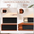 thumbnail image 6 of HeariCro Vegan Leather 4x6 Photo Album with Display Window Memory Book Family Wedding Gift, 6 of 7