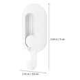 thumbnail image 5 of WHAMVOX 2 Pcs Removable No Punching Sticky Hook Adhesive Hooks Child 9X3.6X2.3CM White, 5 of 8