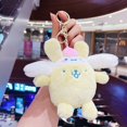 thumbnail image 1 of LLavero de peluche de Hello Kitty Sanrio, muñeco de peluche suave Kawaii Kuromi Cinnamoroll My Melody Pochacco Pom Purin, regalo colgante, 12CmPom Pom Purin5 Fivean Toy model, 1 of 2