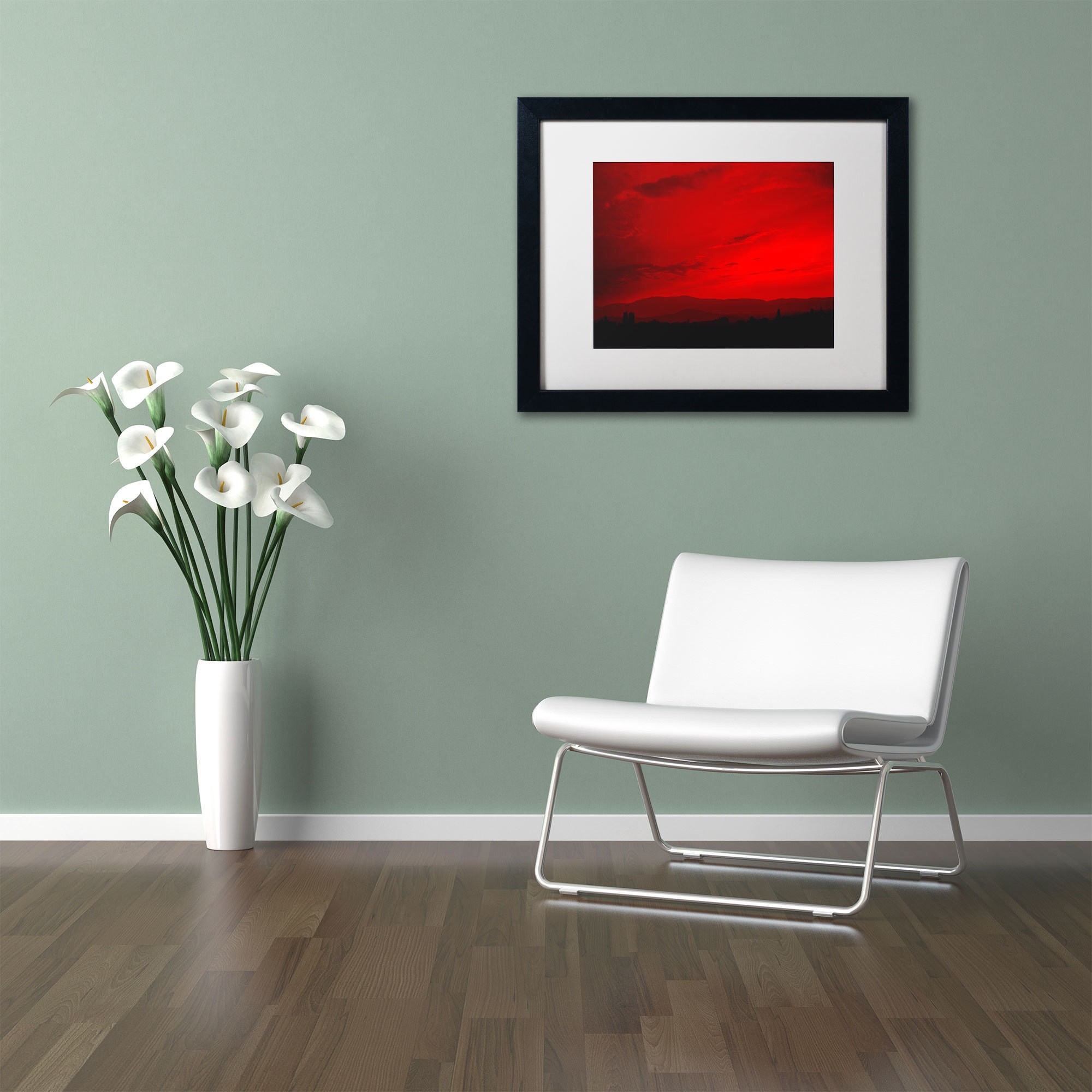 Trademark Fine Art "To the Threshold of Silence" Canvas Art by Philippe Sainte-Laudy, White Matte, Black Frame