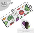 thumbnail image 5 of Yayeee Runner Rug for Bedroom 2'x6' Machine Washable Hallway Non Slip Mat, Red Vegetables Pattern, 5 of 8