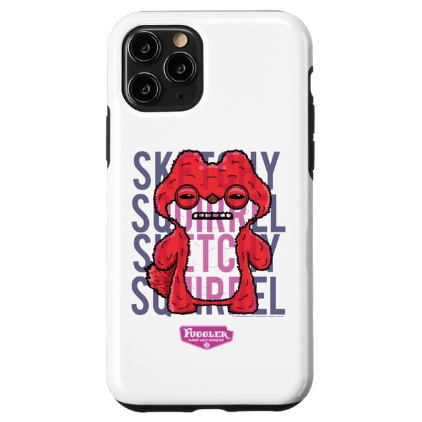Funda para teléfono Fuggler Sketchy Squirrel Red Snuggler iPhone 11 Pro