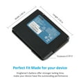thumbnail image 3 of Kingsener BT-000318 Barcode Scanner Battery for Zebra Symbol Motorola Series TC70/TC75/TC77 BT-000318-01 BTRY-TC7X-46MAH-01  3.7V  4620mAh/17.1WH, 3 of 8