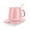 🔥 Pink_New#2724, variant on USB Digital Display Cup Warmer with Adjustable Temperature - Ceramic Pad for Home & Office, 3 Heat Settings, Keeps Drinks Warm