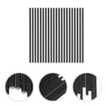 thumbnail image 4 of Shisuyan 200pcs Disposable Paper Straws Cocktail Straws Drinking Straws (Black), 4 of 8