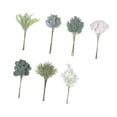 thumbnail image 4 of Palitos de eucalipto artificiales con follaje verde falso, decoración para el hogar, topiario, relleno para jarrones, ramas para hotel, hogar, fiesta, Estilo B, 4 of 9