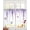 Purple, variant on Wisteria Sheer Curtains 45 Inch Length 2 Panels Set for Living Room/Bedroom, Purple Flowers Butterflies Vintage Spring Kitchen Curtains Grommet Semi-Sheer Curtains Drapes Window Treatments 42"x45"x2