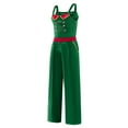 thumbnail image 5 of Sleeveless Christmas Jumpsuit for Women Cute Santa Overalls Xmas Holiday Romper One Piece Outfits, 5 of 6