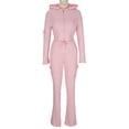 thumbnail image 1 of Ailaofu Women's Tracksuit Zip-Up Hooded Jacket and Matching Pants, 1 of 7