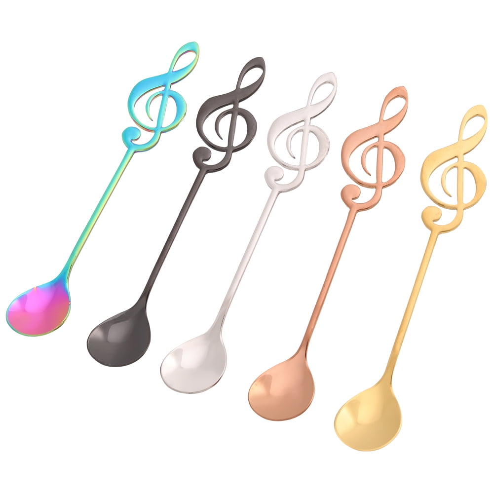 Stainless Steel Cat Coffee Tea Drink Spoon Tableware Kitchen Bar Hanging Cup