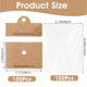 thumbnail image 4 of 100 Tarjetas de Exhibición de Aretes con Bolsas, Soporte de Cartón Kraft para Collares y Joyas, Tarjeta para Joyas con 100 Bolsas Autosellantes, 4 of 5