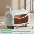 thumbnail image 3 of Valise de Voyage à Enfourcher pour Enfants, Mignonne Valise Cabine pour Tout-Petits avec Roues, Valise Roulante pour Enfants, Capacité de Charge de 25 kg, 3 of 7