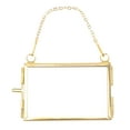 thumbnail image 1 of 2pcs Wall Golden Photo Frame Hanging Golden Photo Frame Glass Hanging Picture Frame, 1 of 7