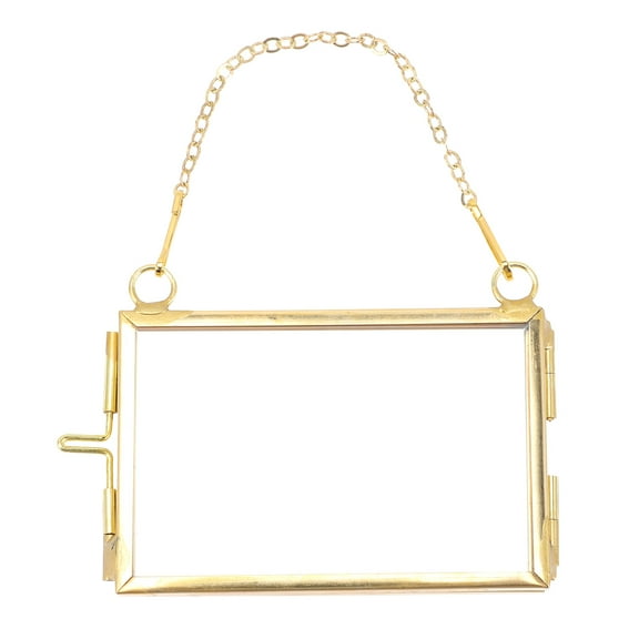 2pcs Photo Frame Glass Hanging Picture Frame