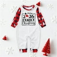 thumbnail image 1 of Pijamas familiares europeos con estampado navideño de moda, traje para padres e hijos, monos de poliéster para bebés., 1 of 3