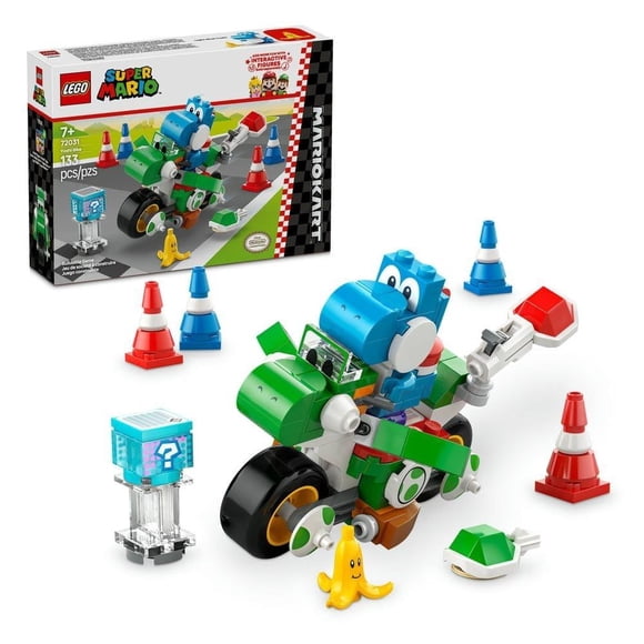 Set LEGO Super Mario Mario Kart: Moto Yoshi 72031