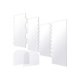 thumbnail image 1 of Bewildely 6 uds raspador de pastel acrílico transparente claro multifuncional pastel contorno peine borde glaseado más para el hogar cocina hornear Herramientas y accesorios para hornear Bewildely HA021706-00, 1 of 6