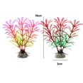 thumbnail image 2 of Aquarium plants, 10 pieces of high plastic plants, used for fish tank decoration. - combination:mixstyle4;, 2 of 5